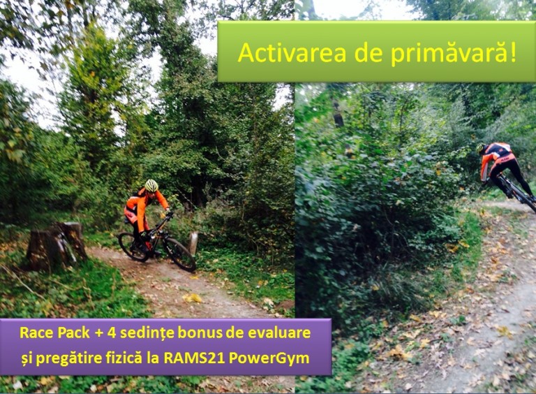 Activarea de primavara: Race Pack plus patru sedinte pregatire fizica bonus!