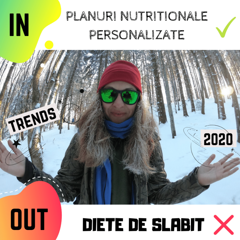 Tendinte 2020 in nutritie: planul nutritional personalizat inlocuieste dieta de slabit